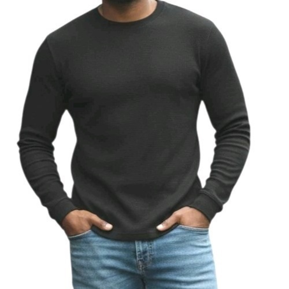 Access Thermal Shirt Mens 4XL Big Tall Waffle Knit Crewneck Long Sleeve Pullover